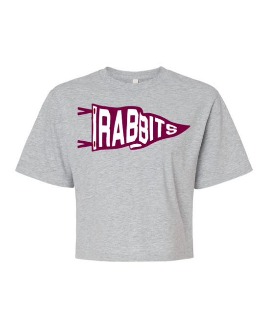 Rabbit Pennant Cropped Tee