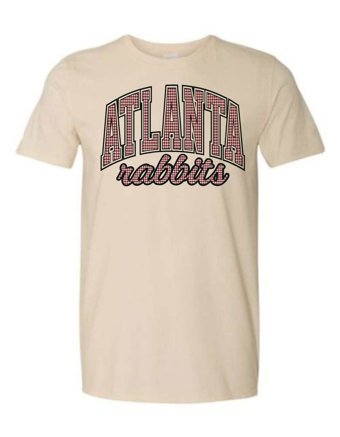 Atlanta Rabbits Gingham Tee