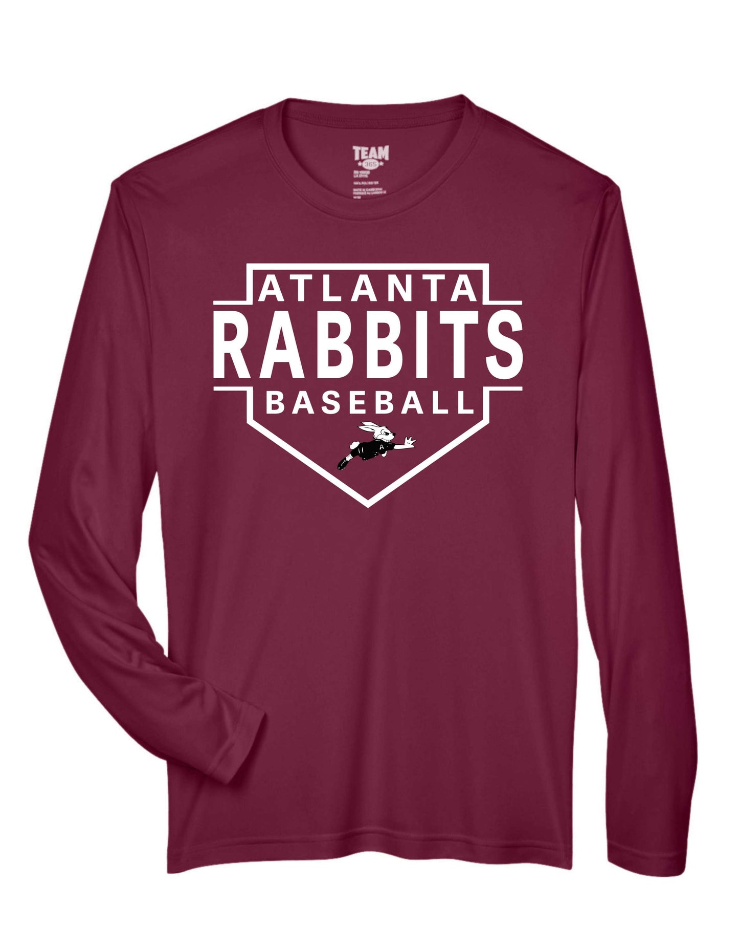 ATL Rabbits Baseball classic home-plate performance dri-fit
