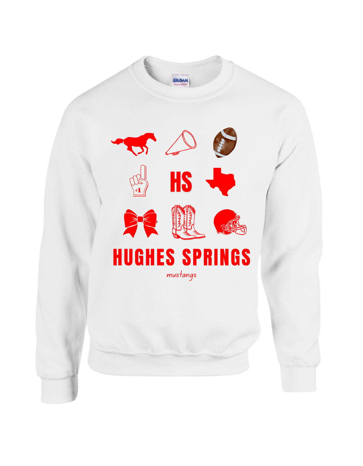 Hughes Springs Collage Sweatshirt