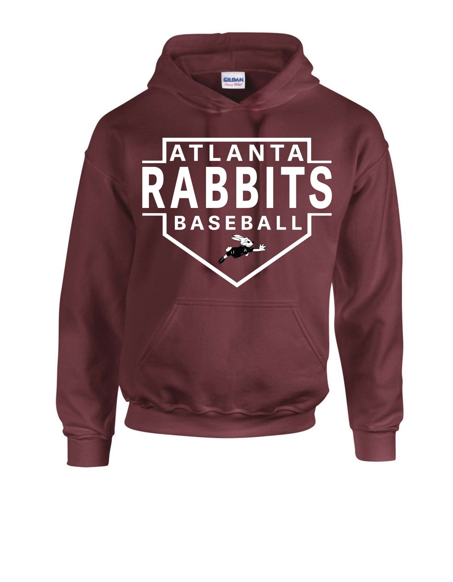ATL Rabbits Baseball classic home-plate Sweatshirt