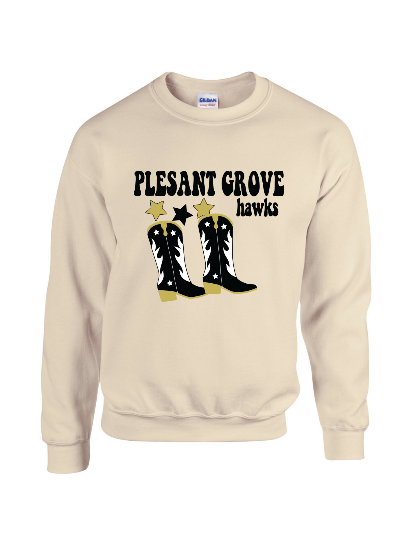 Pleasant Grove Boots Sweatshirt