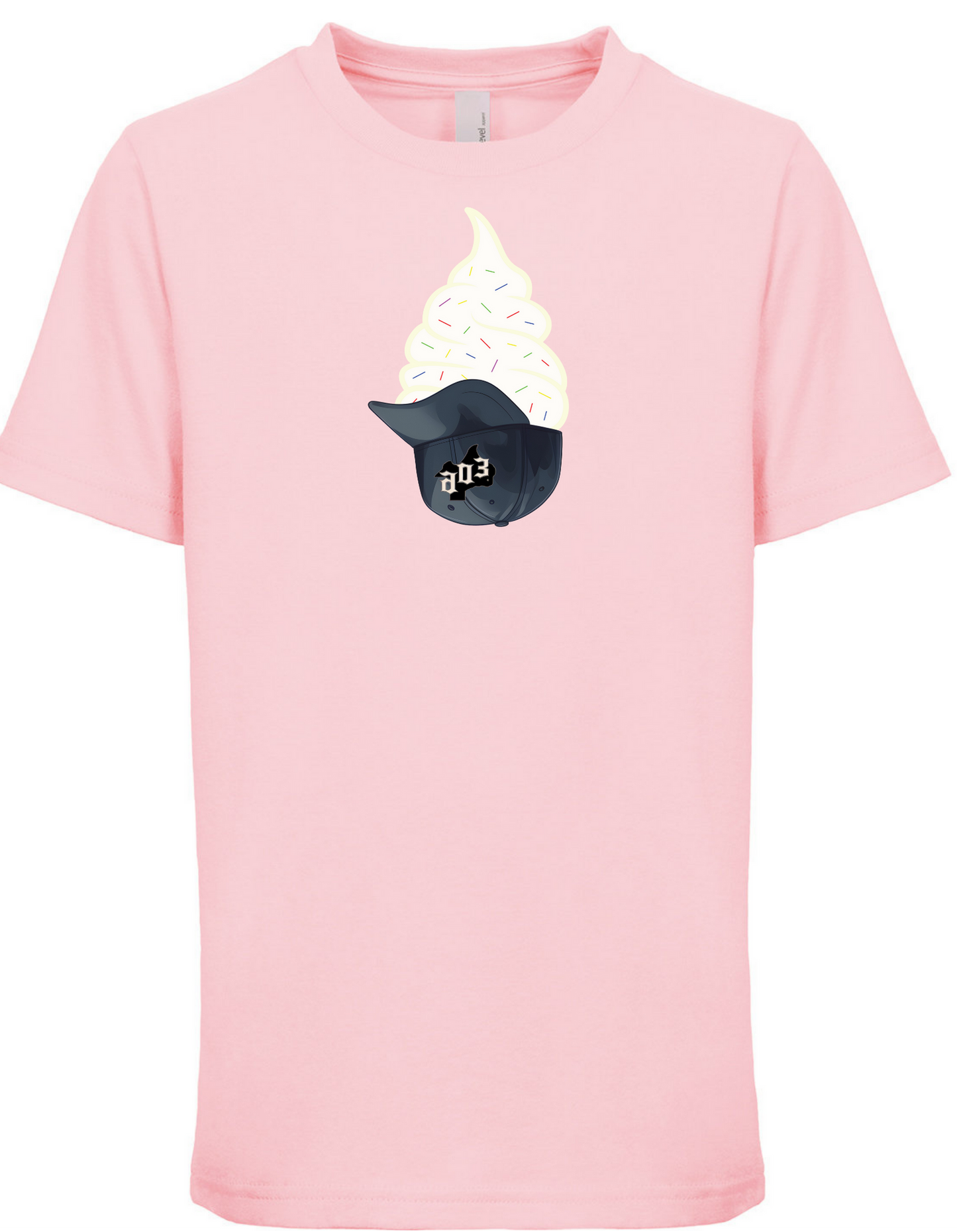 Light Pink Ice Cream Cotton Tee