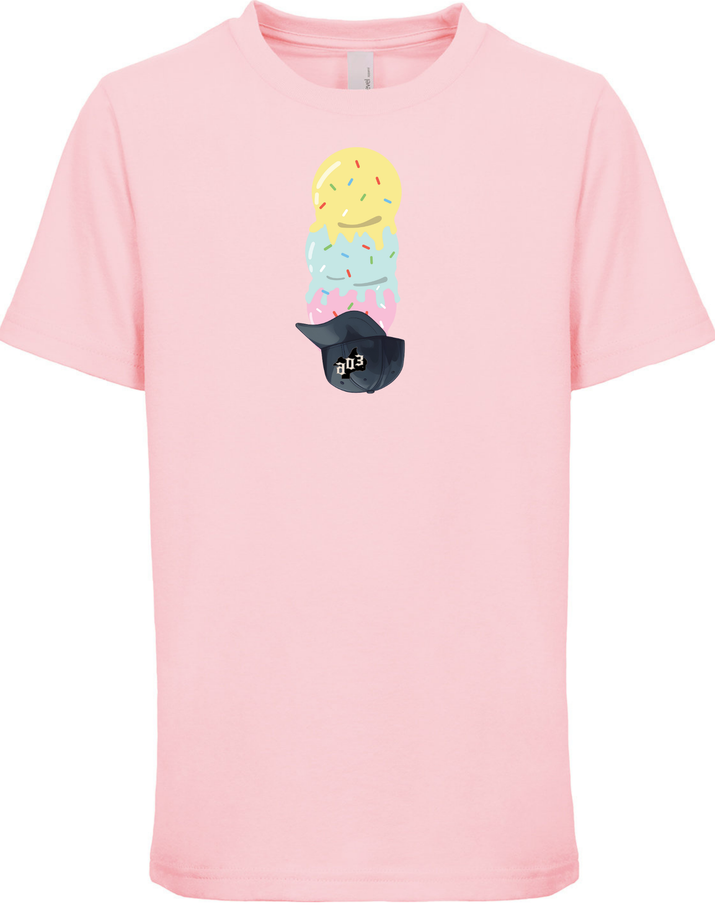 Three Scoop Ice Cream Cotton tee