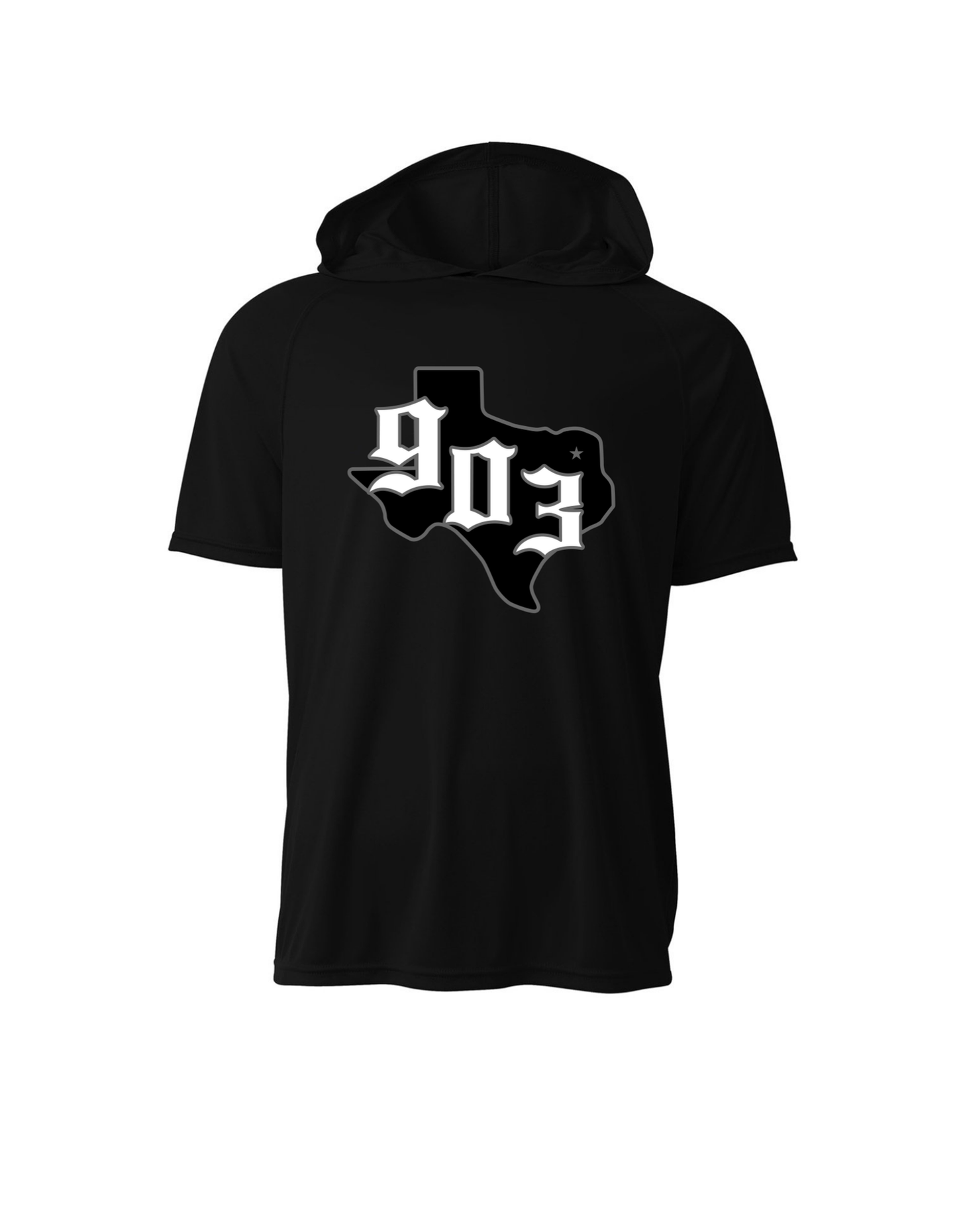 903 Slant Short Sleeve Performance Hooded Tee