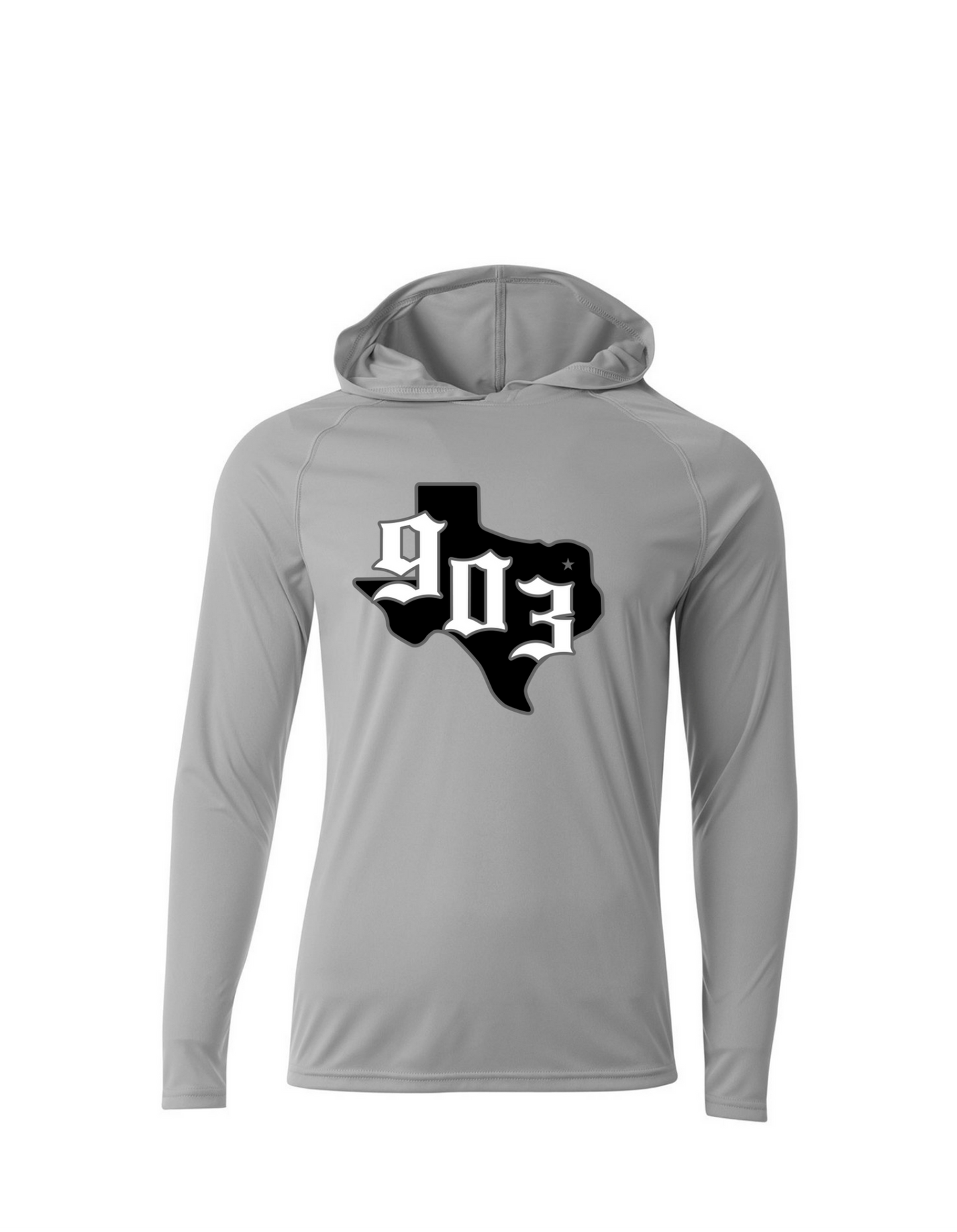 903 Texas Long Sleeve Performance Hooded Tee