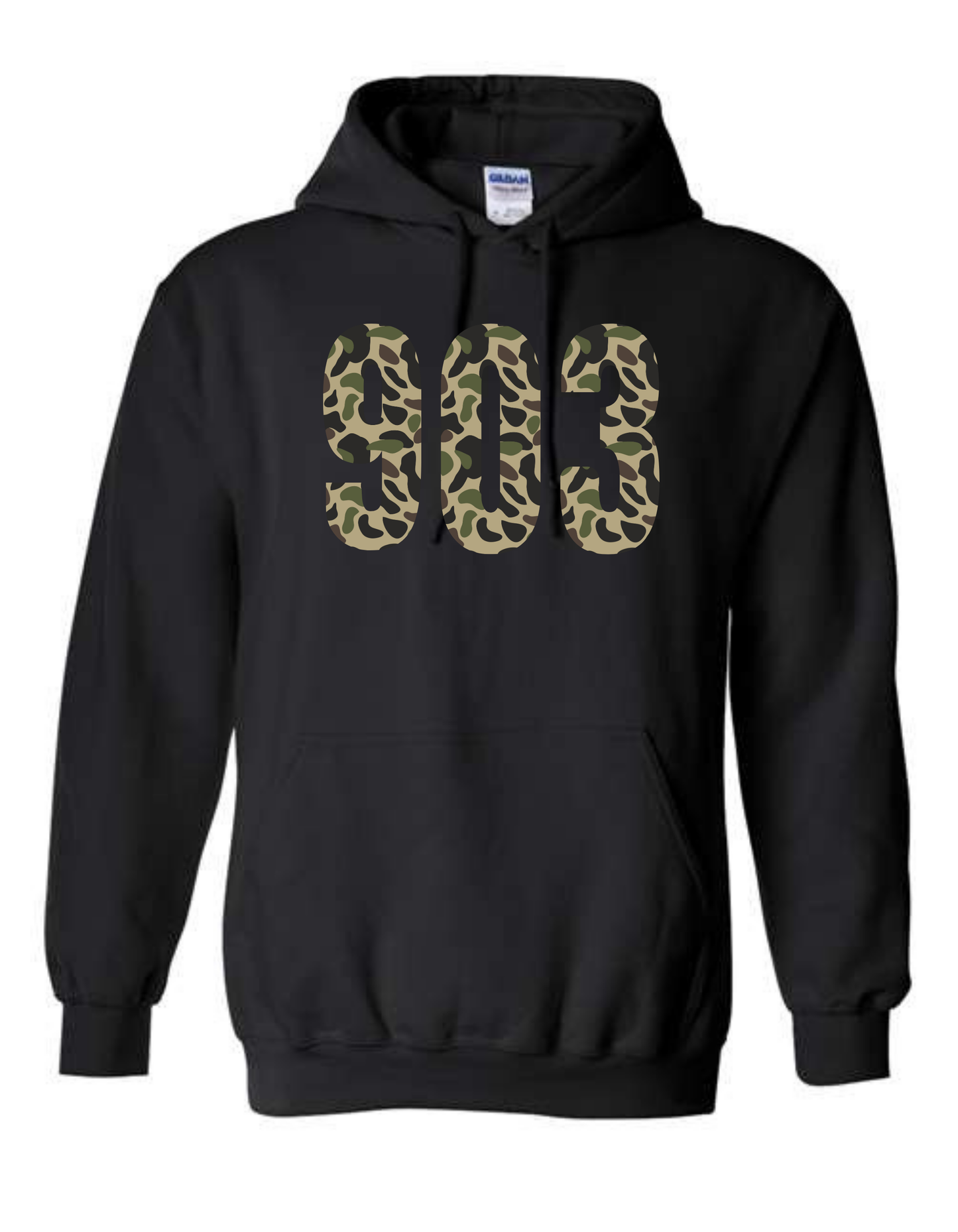 903 Camo black hoodie