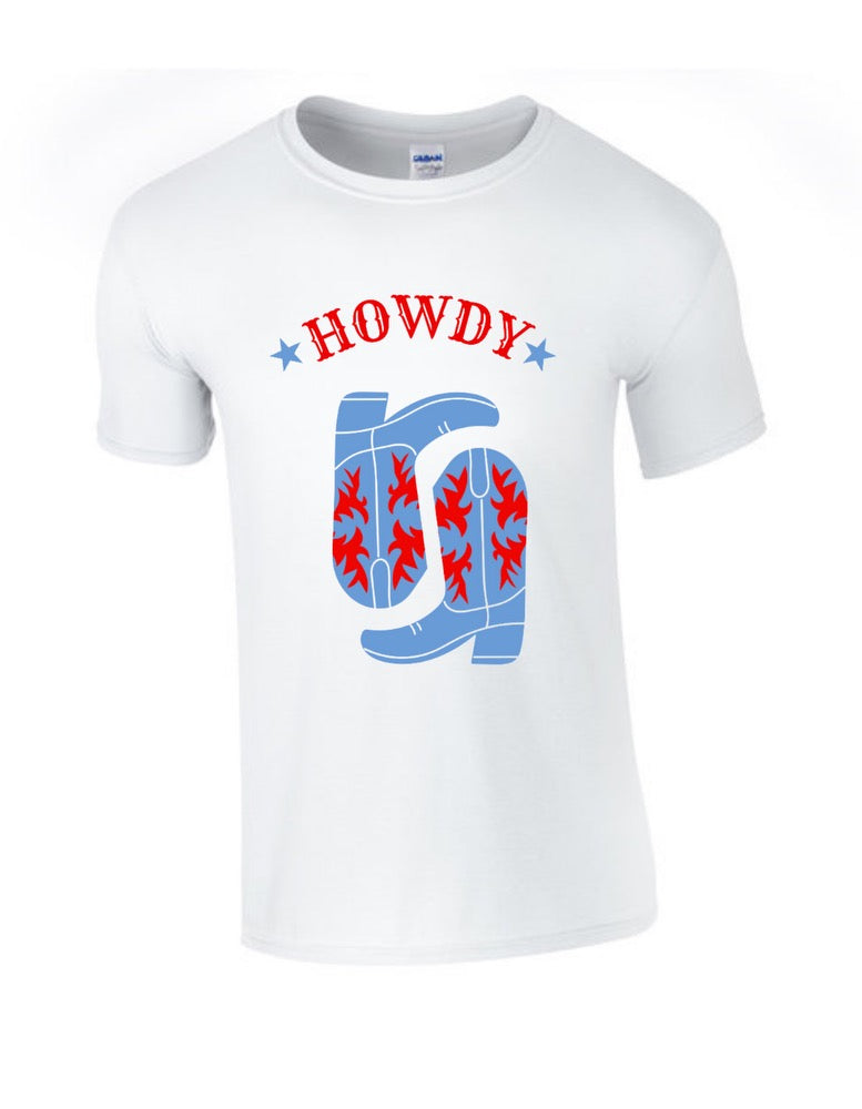 Howdy Fourth of July Tee