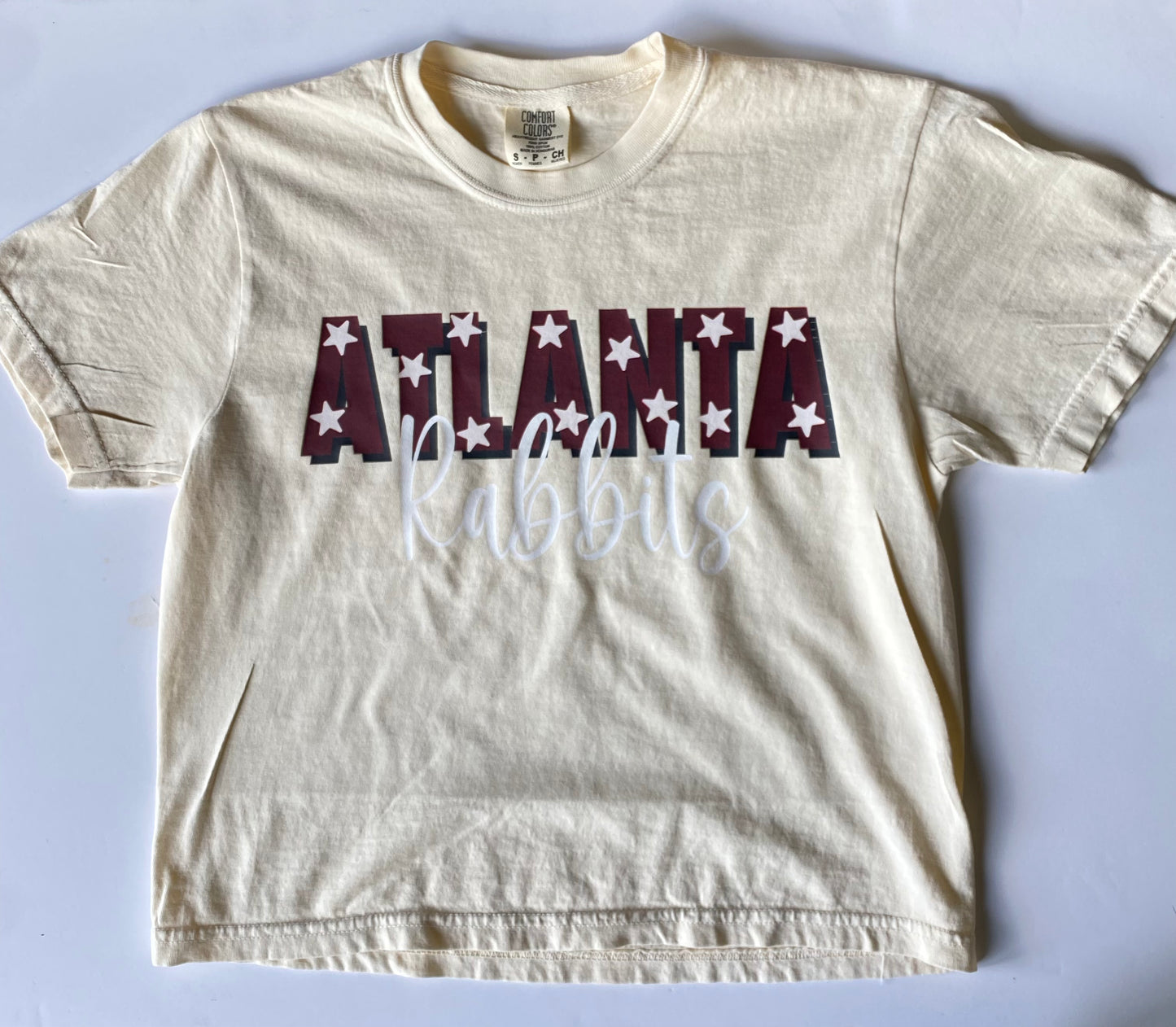 Cream Star Atlanta Tee cropped