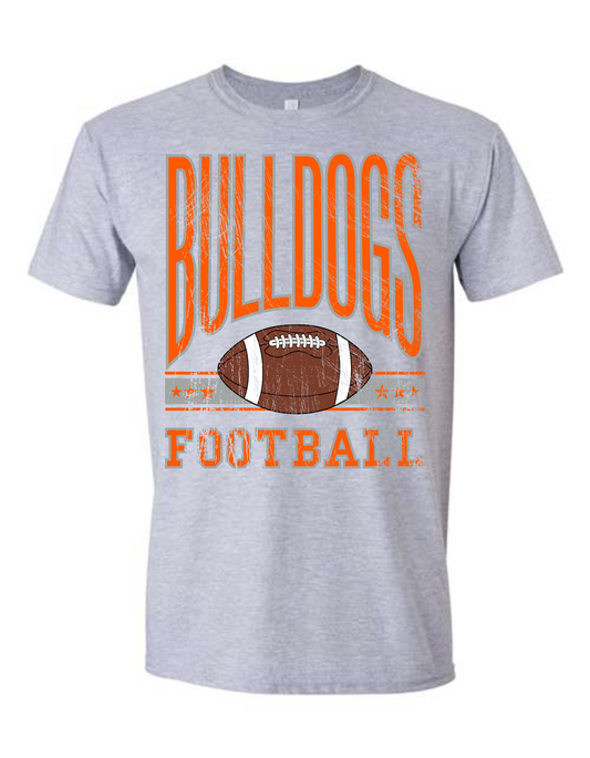 Queen City Grunge Football Tee