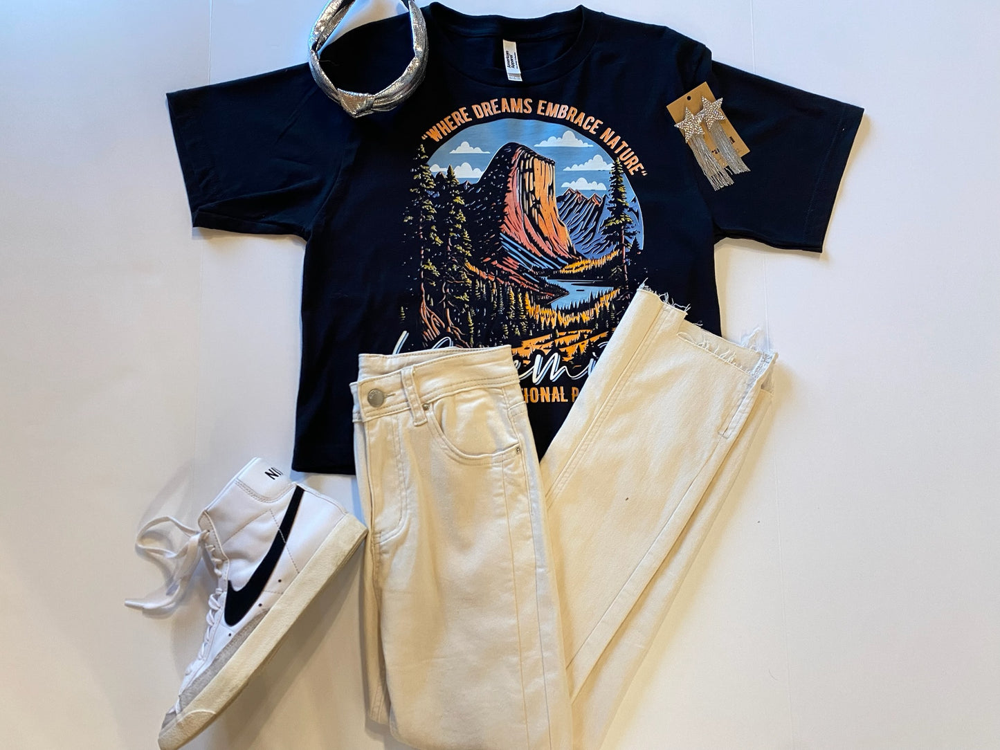 Yosemite Park Cropped Tee