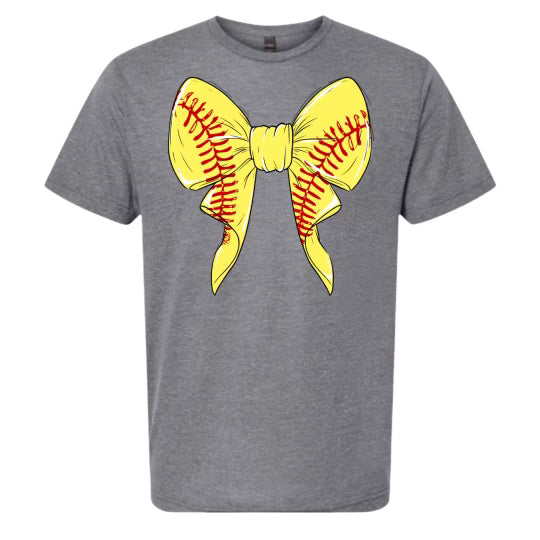 Softball bow- Tee of the week
