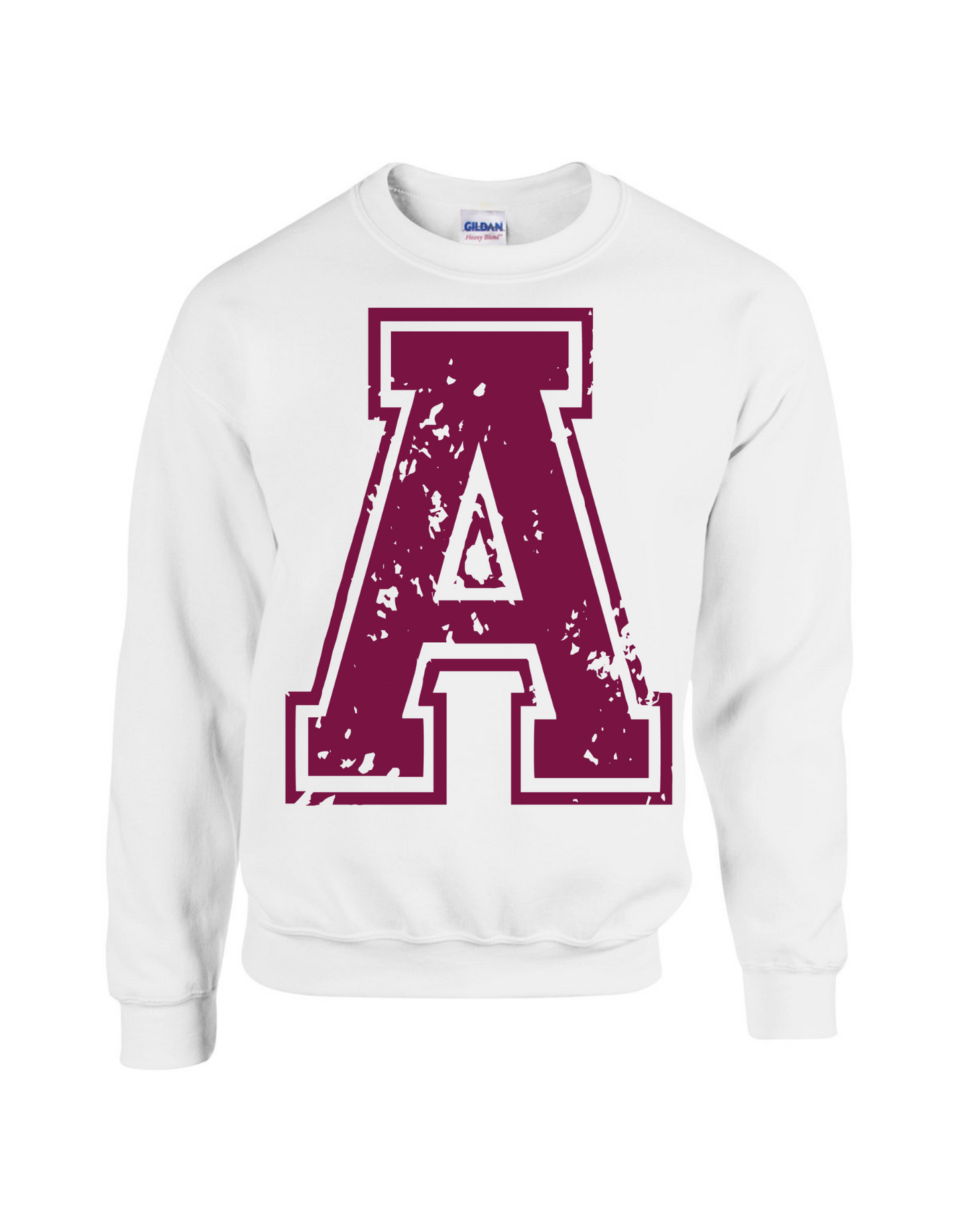 Distressed "A" Sweatshirt