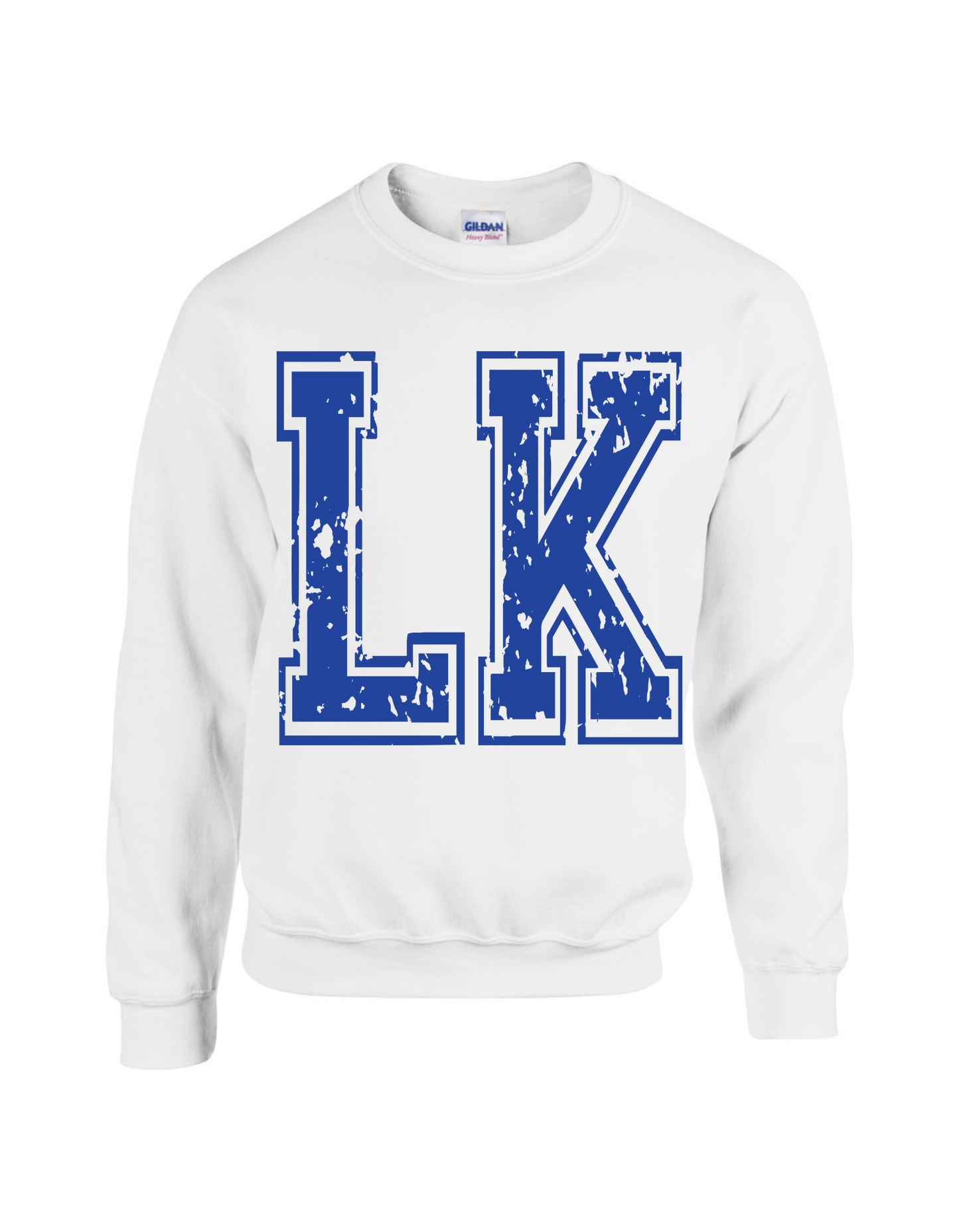Distressed "LK" Sweatshirt