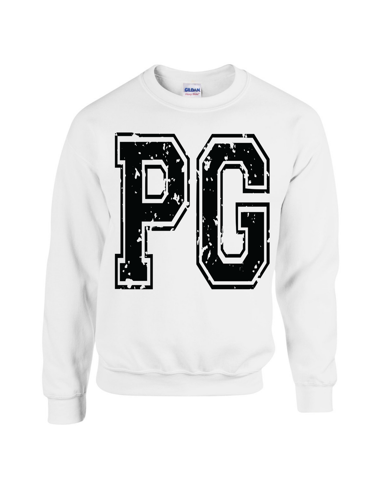 Distressed "PG" Sweatshirt