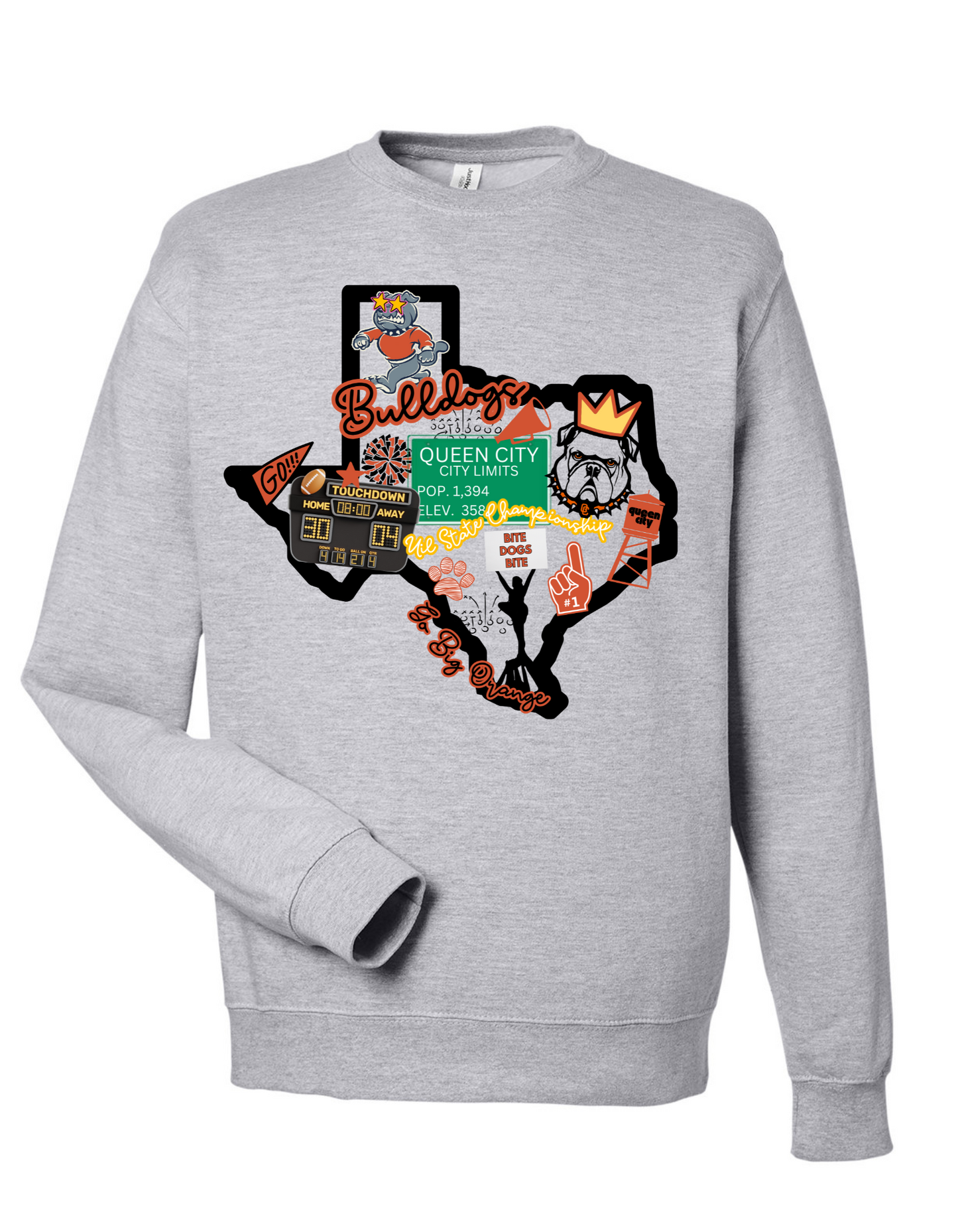 QC Cheer Fundraiser Sweatshirt (without roster)