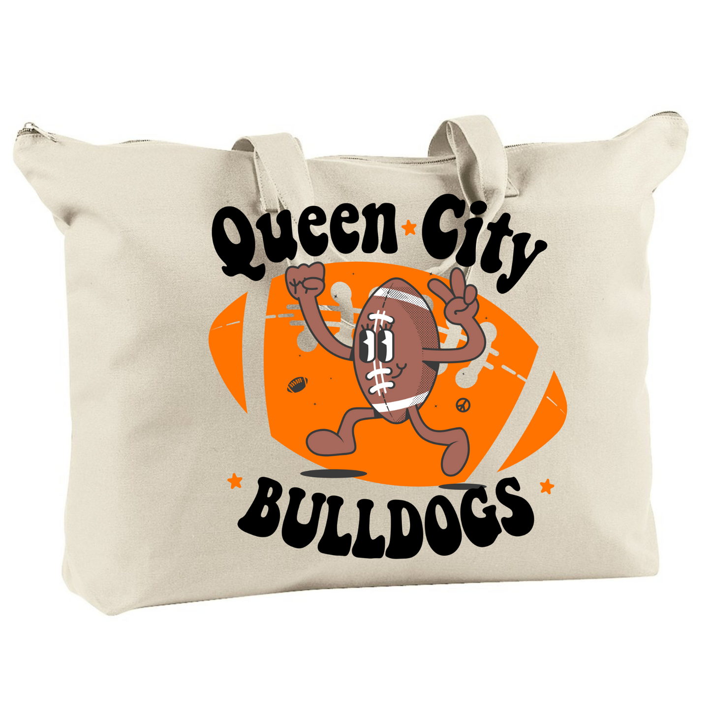 QC Football Man Tote Bag