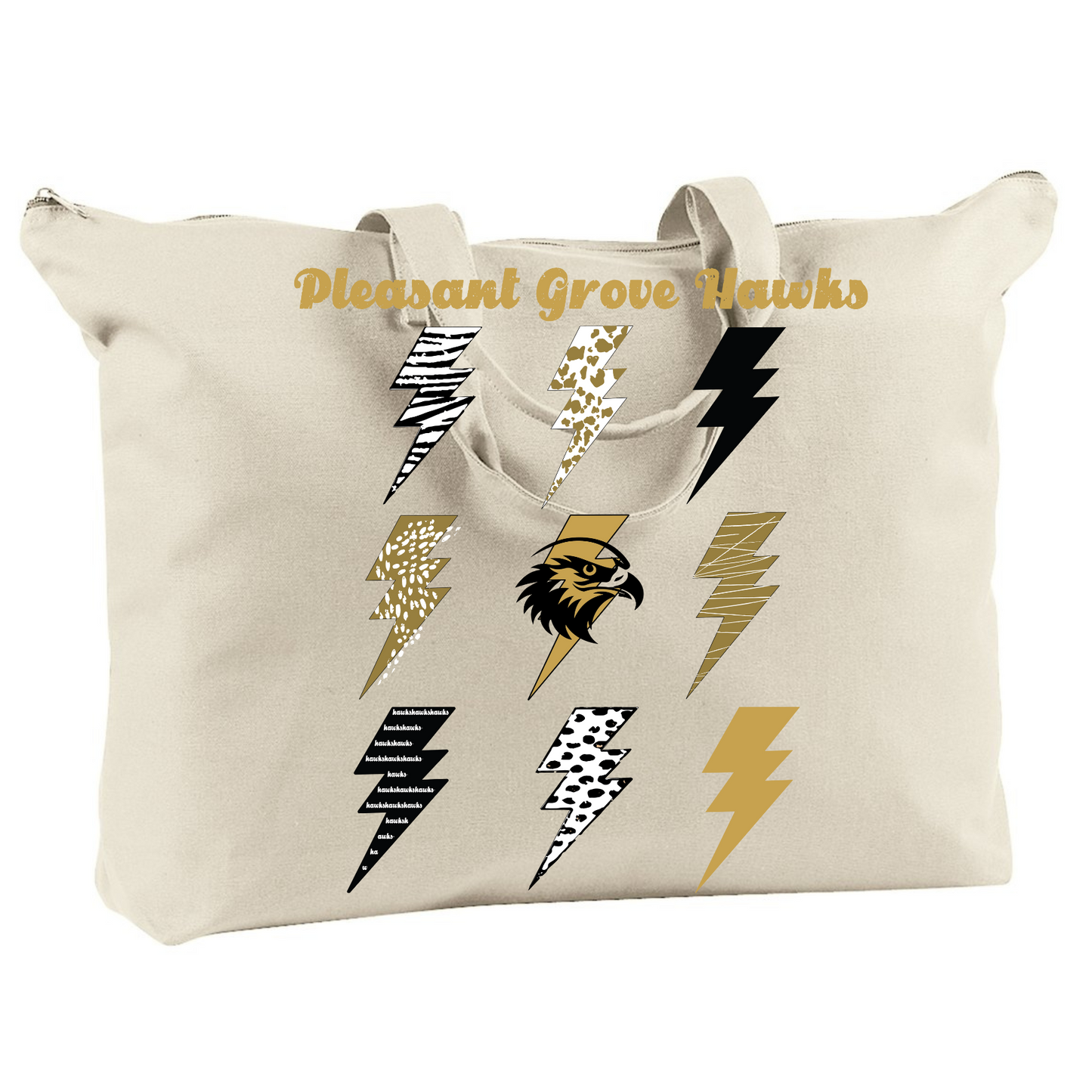 PG Lightning Bolt Tote Bag
