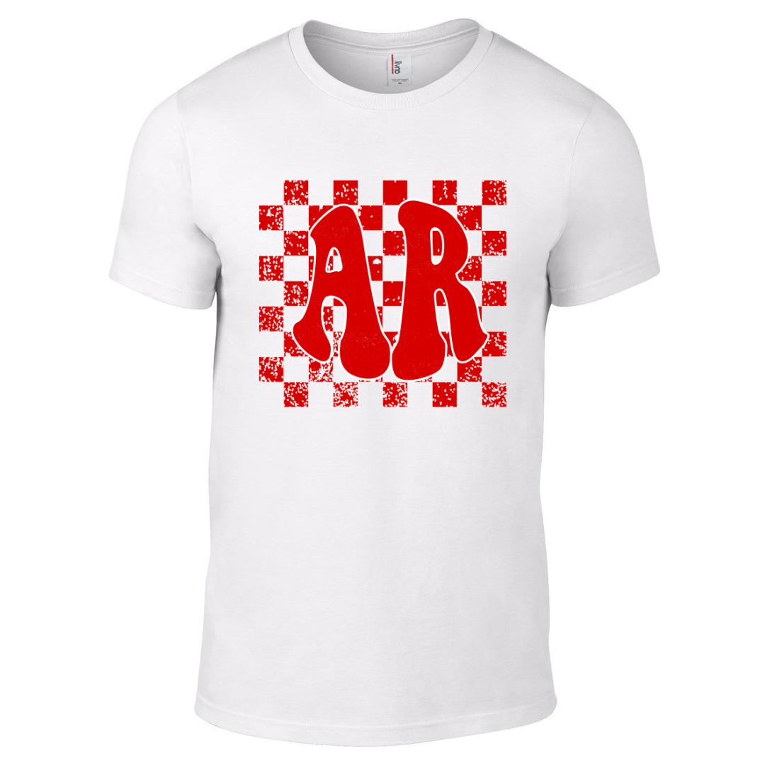 Arkansas Checkered Tee
