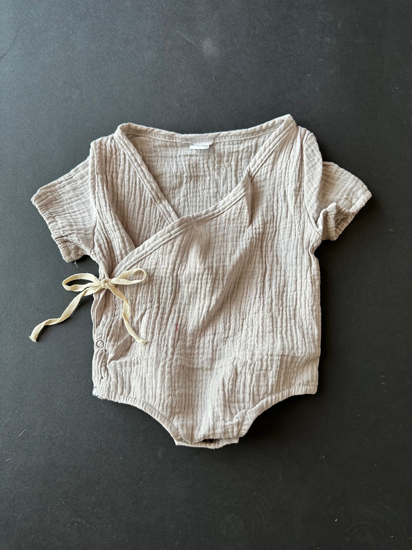 Snap & Tie Baby onesie