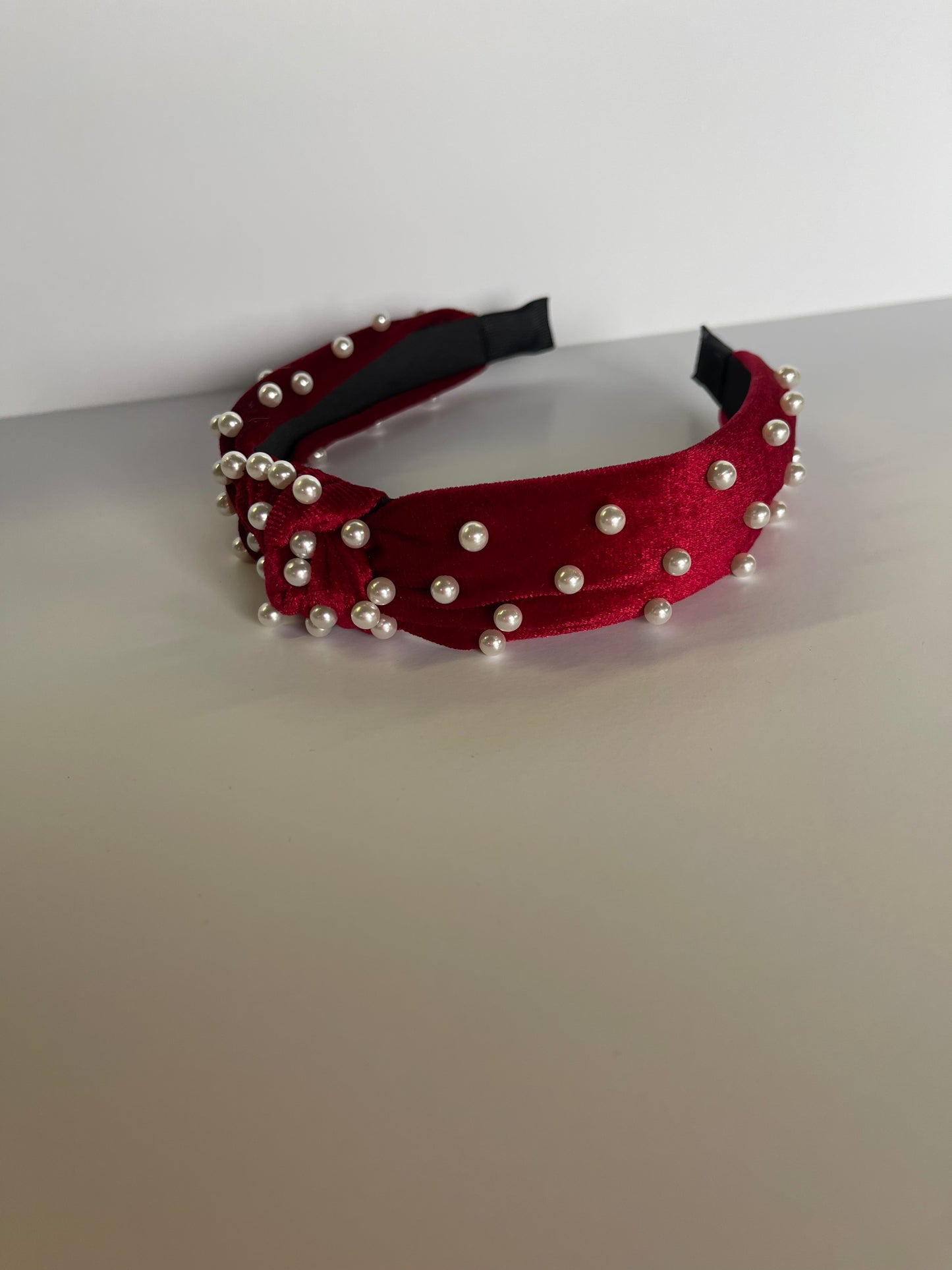 'Anna' Headband in red