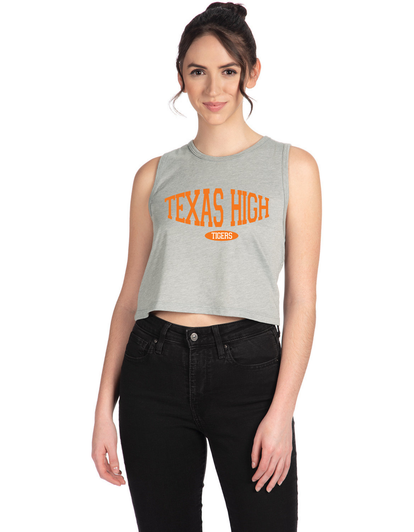 Texas High Tigers Classic Cropped Tank