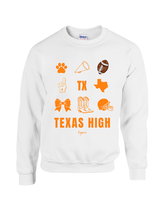 Texas High Collage Sweatshirt