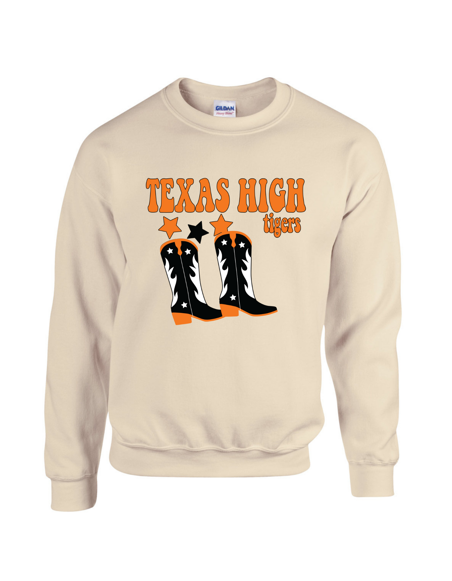 Texas High Boots Sweatshirt