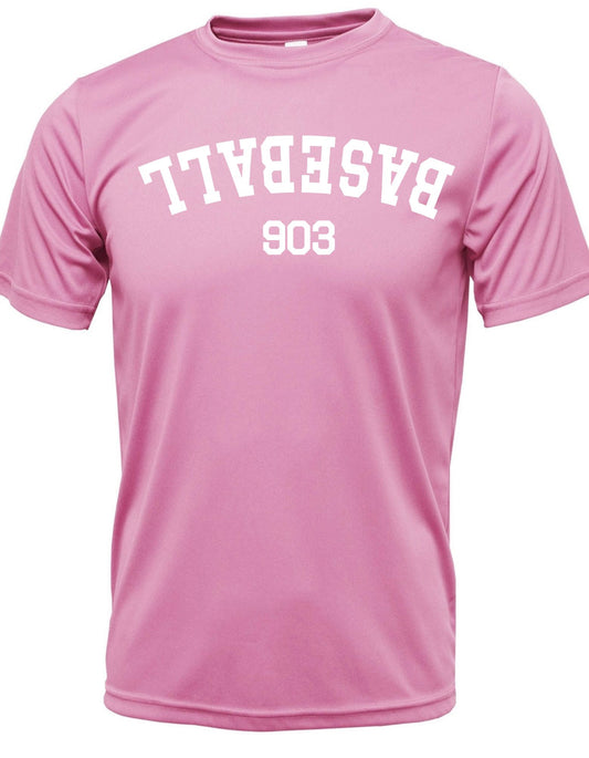 903 baseball upside down dri-fit pink
