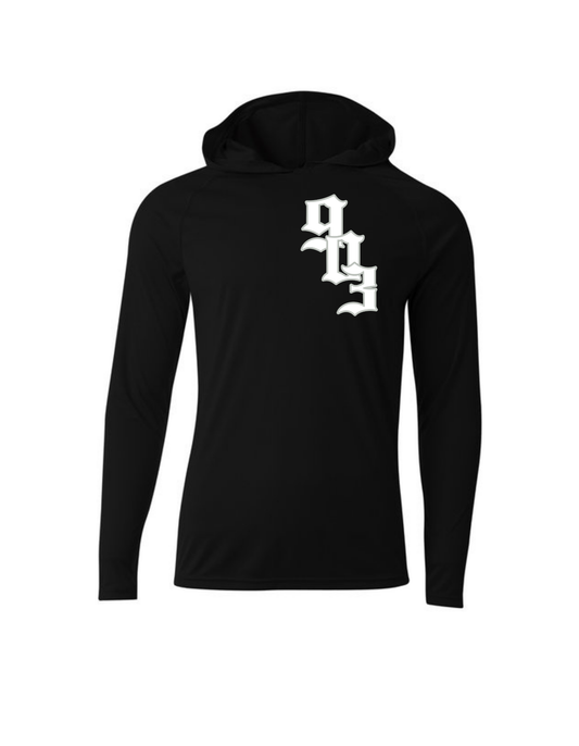 903 Slant Long Sleeve Performance Hooded Tee