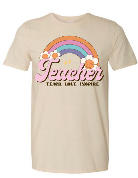 Rainbow Teacher - teach love inspire TOTW