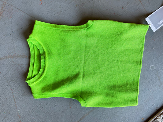 Neon Green Cropped Tank