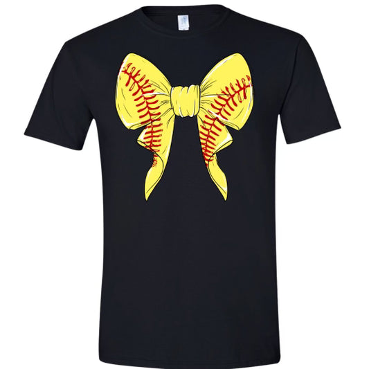 Softball bow- Tee of the week