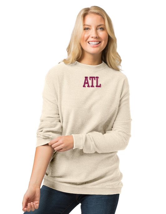 Mini ATL Corded Pullover Crew