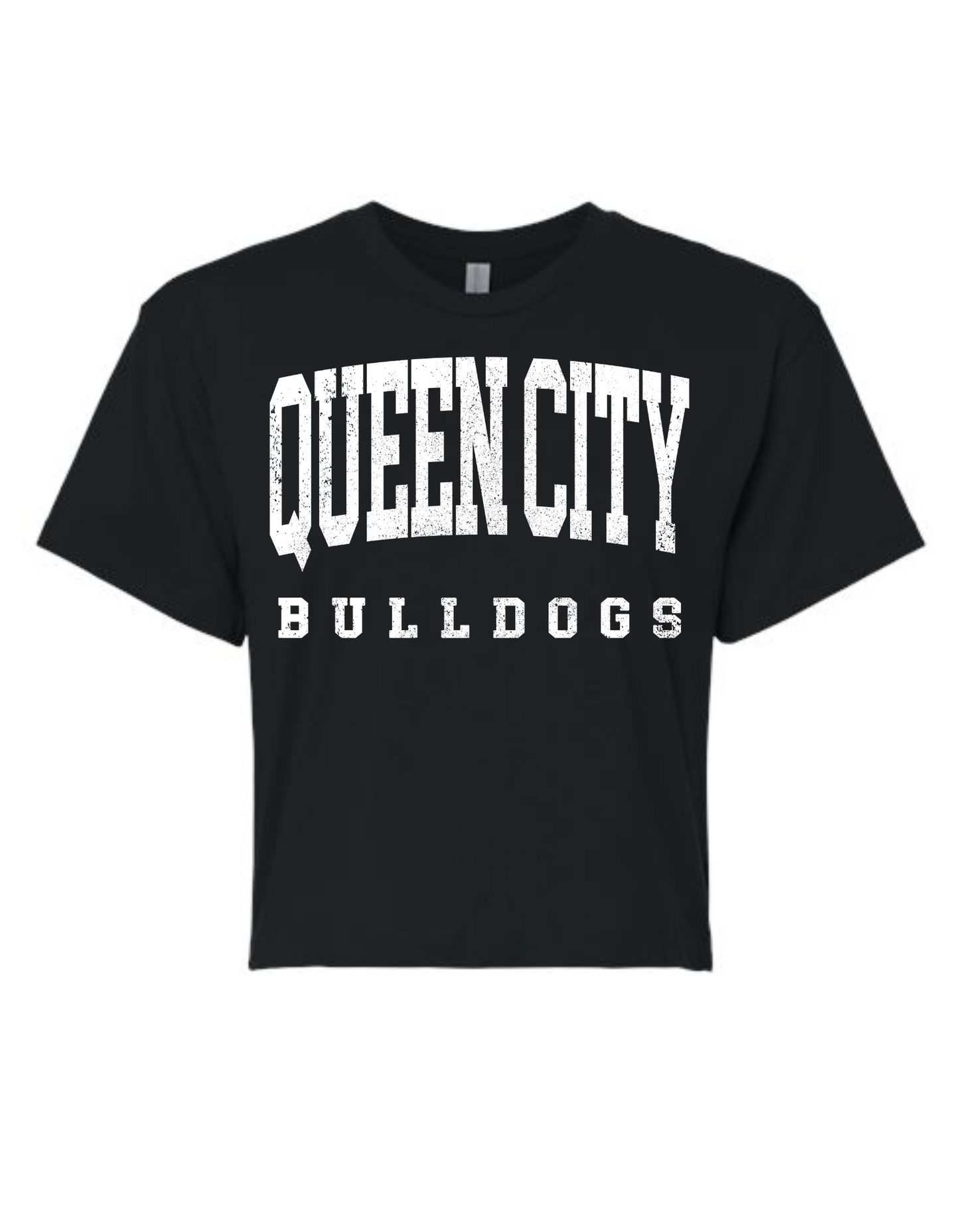 Queen City Football Cropped Tee