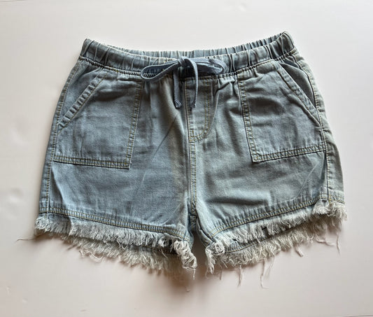 Drawstring Denim Shorts