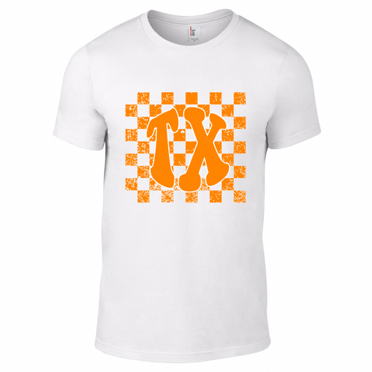 Texas High Checkered Tee