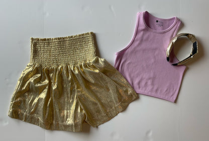 Glitter Makes Gold Shorts