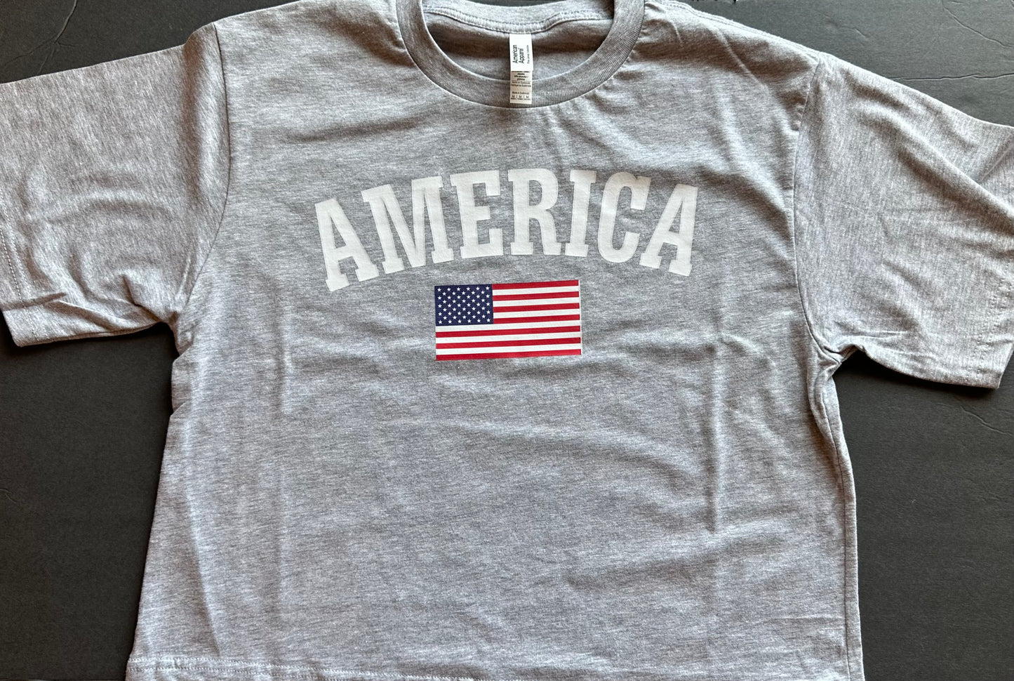 America Cropped Tee