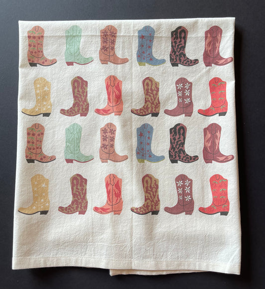 'Boots' Tea Towel