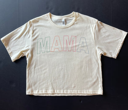 'Mama' Cropped Tee