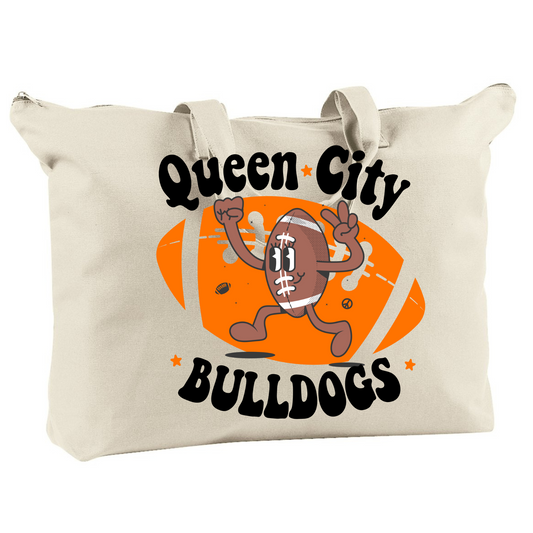 QC Football Man Tote Bag