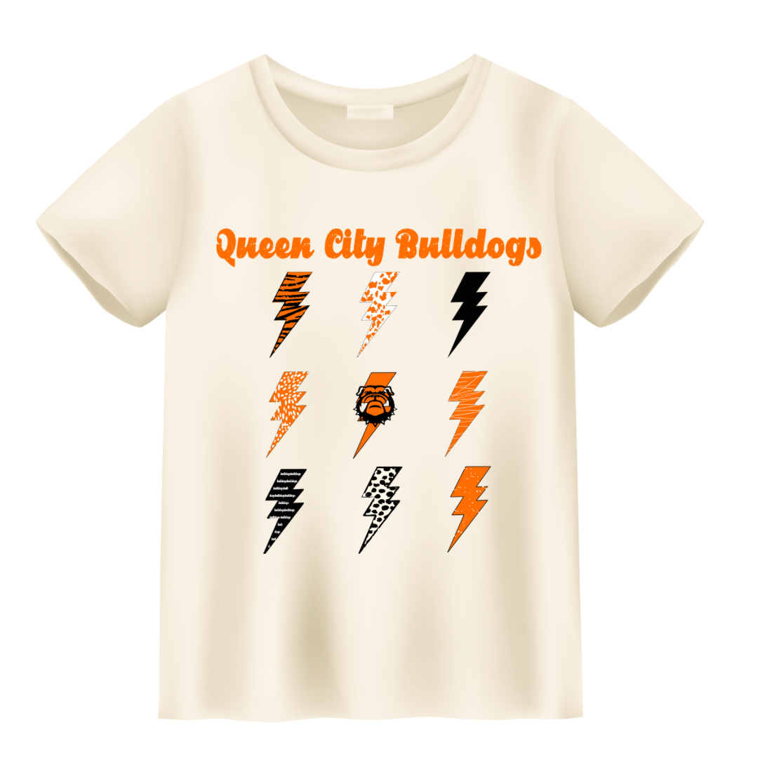 Queen City Lightening Bolt Tee