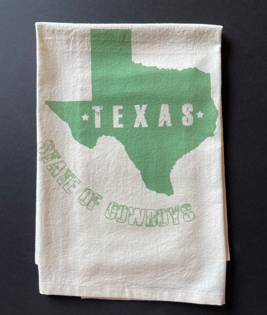 'State of Cowboys' Tea Towel