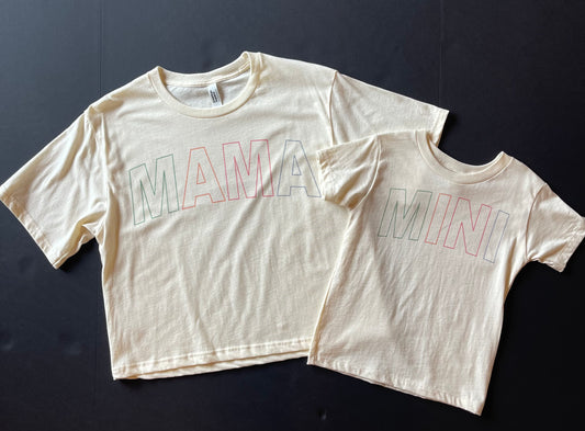 'Mama' Cropped Tee