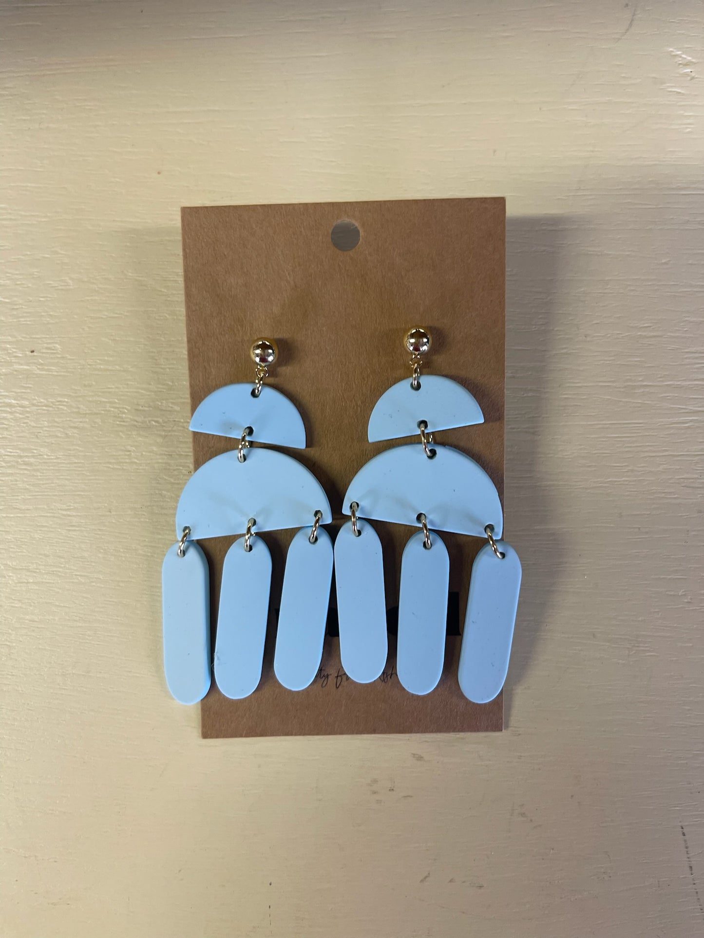 'Jolene' Earrings in baby blue