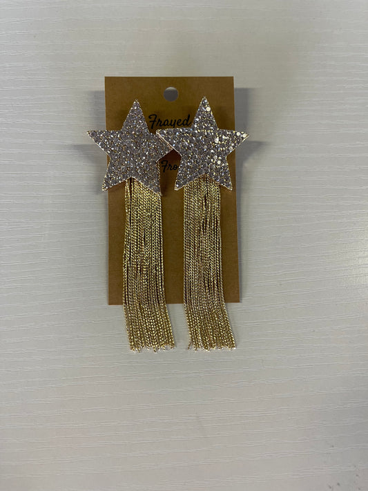 'Star Struck' earrings in gold